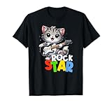 Photo Gallery kitten rock star guitar rockin music singer divertenti bambini maglietta Photo Gallery kitten rock star guitar rockin music singer divertenti bambini maglietta