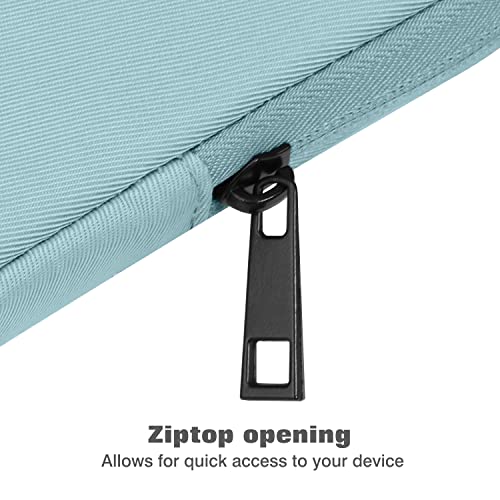 Image of MoKo 9-11 Inch Tablet Sleeve Bag Padded Protetive Carrying Case | Fits New 11inch iPad Air M4, iPad A16 2025, iPad Pro 11 M4, Air 5 /4 /3, iPad 10 /9 /8th Gen, Tab S8 /S9 11 inch, Misty Blue