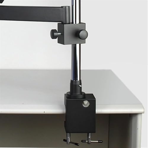 Miniatura 7 de Kit de microscopio giratorio universal articulado soporte para binocular Trinocular Estéreo Zoom Microscopio Enfoque Microscopio Cámara Herramientas
