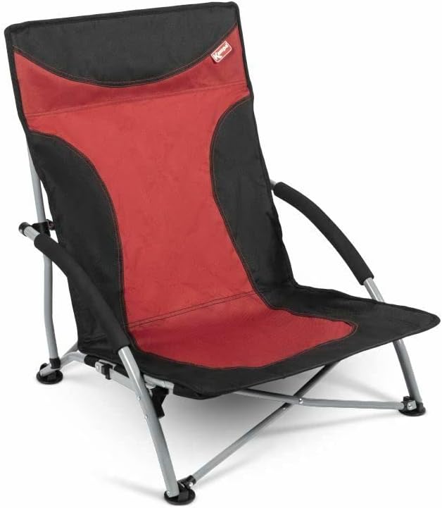 Kampa Sandy High Back Folding Beach Chair (Ember Red) Amazon.co.uk
