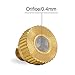 EONBON Misting Nozzles Kit 12pcs Brass Mister Nozzles 0.4mm Orifice Thread 10/24 UNC with 10pcs 1/4
