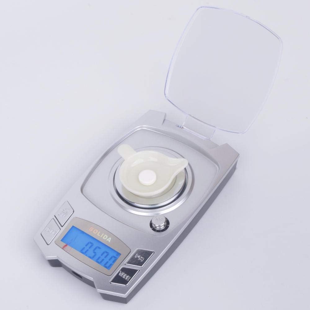 Miniaturowa elektroniczna waga kuchenna do żywności o wysokiej precyzji biżuteria mała waga elektroniczna dokładna waga miligramowa 100G/0.001G