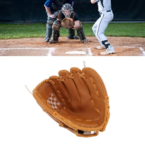 Bewinner de Baseball Design en Cuir PU Ergonomique (Brown) – vue 3