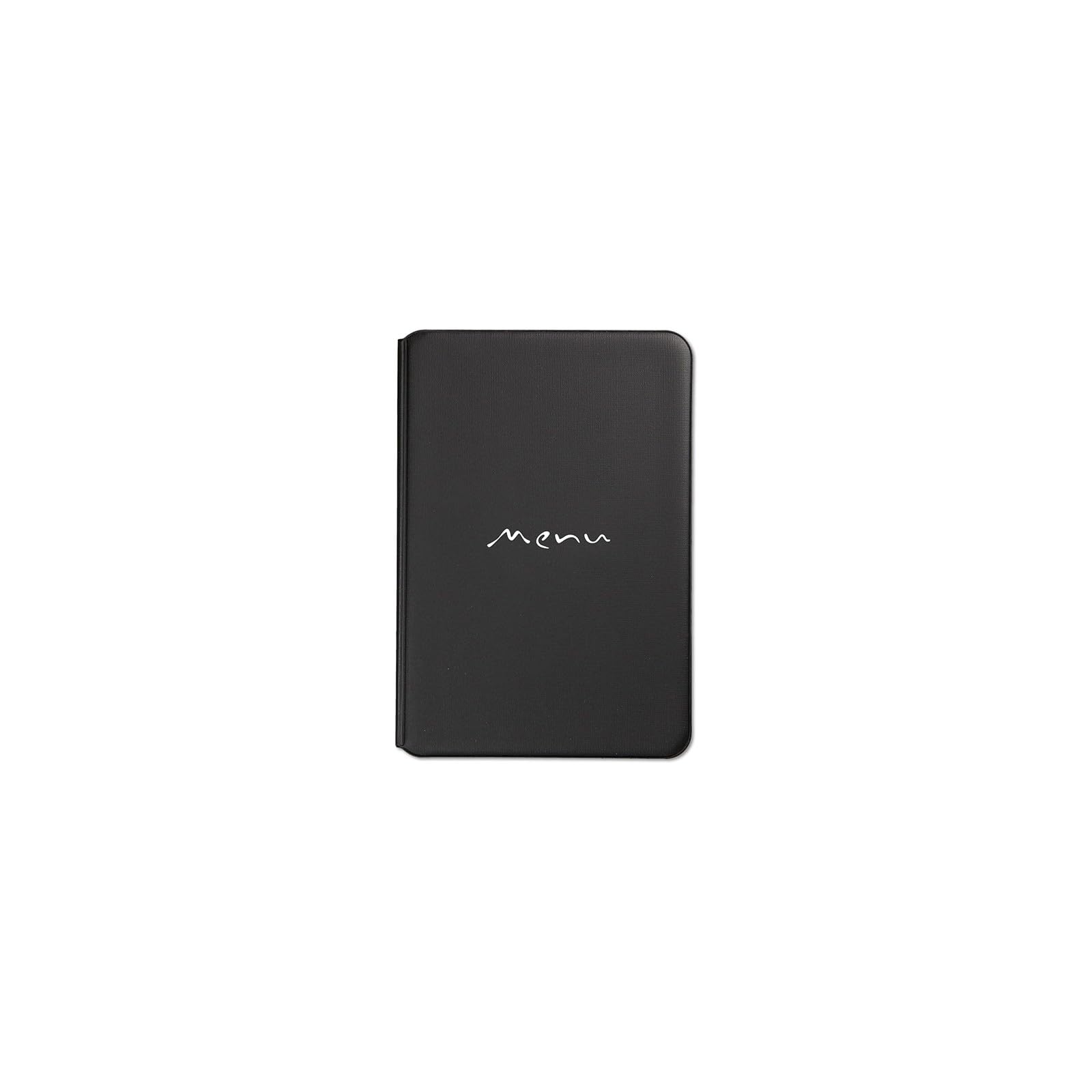 I LOVE MENU Toscana Menu Holder, PVC, Black, 23 x 16.2 x 0.7 cm