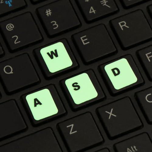 Sticker universal teclado coreano luminoso para laptop miniatura 7