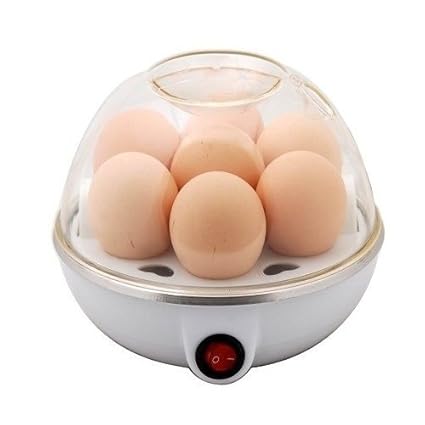 AneyeV Steel Electric 7 Egg Boiler Poacher for Steaming, Cooking, Boiling (Multicolour)