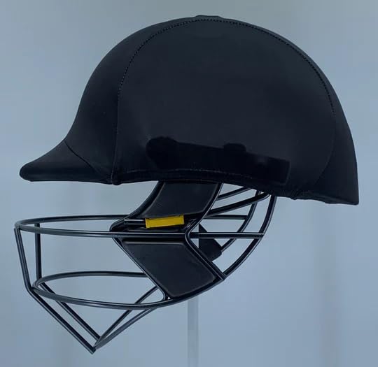 Image of Cricket Helmet Cover, Helmet Clads, Protection from Ball Scratches and dust Suitable for Large & Medium Size (Black)