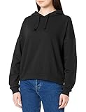 vero moda vmoctavia ls hoodie jrs noos felpa con cappuccio, nero, l donna