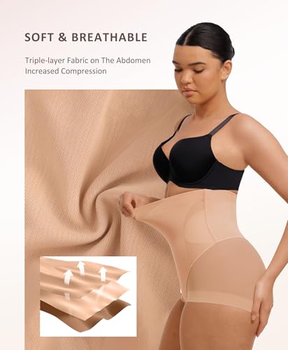 FeelinGirl Tummy Control Shapewear for Women Butt Lifting Briefs Underwear2