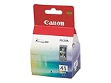PIXMA iP2600 remanufacturado Canon CL-41 Cian, Magenta, Amarillo cartucho de tinta - Cartucho de tinta para impresoras (Cian, Magenta, Amarillo, Canon, Canon PIXMA iP1600, PIXMA iP1700, PIXMA iP1800, PIXMA iP2600, PIXMA iP2600 Re