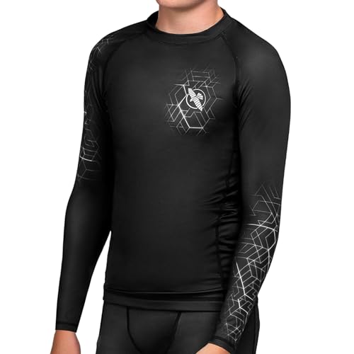 Hayabusa Geo Kids BJJ Rash Guard Boys and Girls Long Sleeve