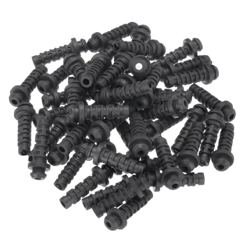 Kznifmk 50 Piezas de 4 mm, Conector de Cable de Alivio de Tensión, Casquillo de Cable, para Protección de Aislamiento de Cable Eléctrico