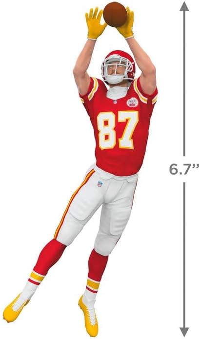 Hallmark Travis Kelce Chiefs Ornament - Plastic, Christmas