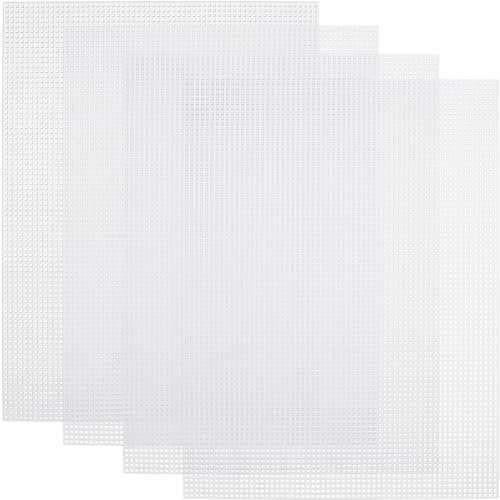 Image of Pndeyo 4 Sheets White Fursuit Eyes Mesh, Waterproof PVC Eye Mesh Sheet, Printable Blank Plastic Canvas for Furry Cosplay Props Fursuits Handicrafts Making
