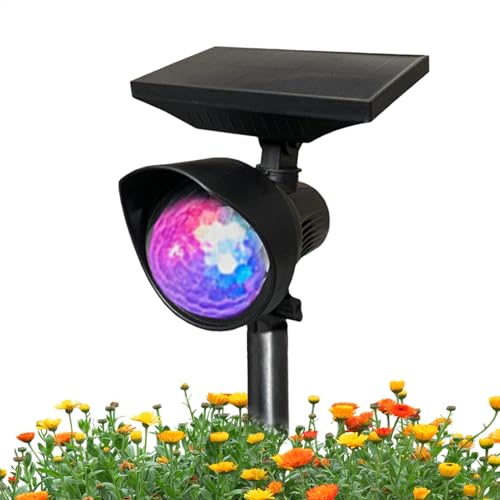 Projecteur solaire d'extérieur avec technologie étanche et éclairage autonome de Noël