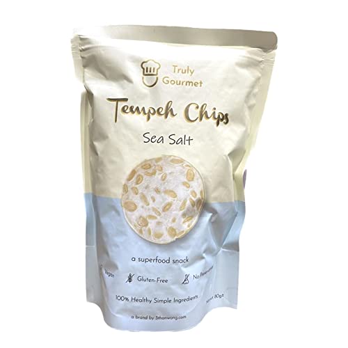 Truly Gourmet Natural Tempeh Chips - (Sea Salt Flavour) 80G