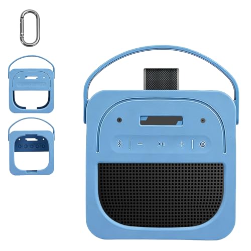 Bose SoundLink Micro Portable Speaker ��2���� �p Bluetooth �u���[�g�D�[�X �X�s�[�J�[ �V���R���P�[�X �ϏՌ� �h�o �h�H �L�Y�h�~ �\�t�g�J�o�[ �t�B�b�g�݌v �y�� �ی�J�o�[�i���C�g�u���[�j