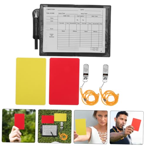 Kit de Reglas para Árbitro de Fútbol con Silbato y Tarjetas miniatura 7
