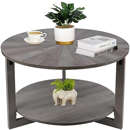 Amazon.com: ZYBT Rattan Coffee Tables for Living Room, Small Coffee ...