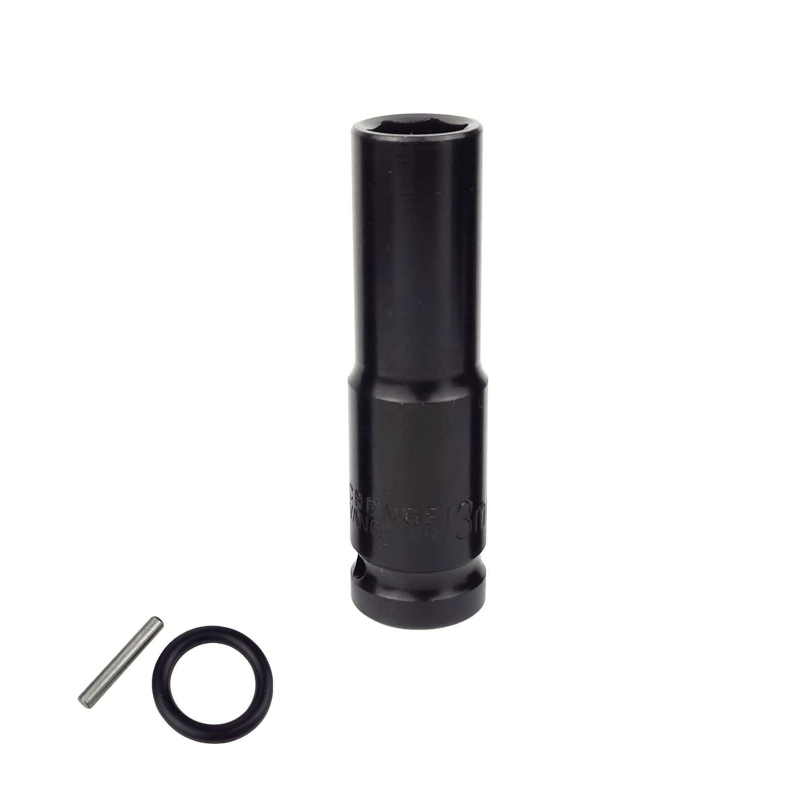 Jeu de douilles à choc profondes 3 pièces avec entraînement métrique 1/2", adaptateur de clé solide et robuste pour outils manuels et outils de réparation (couleur : 78 x 11 mm) (78 x 13 mm)