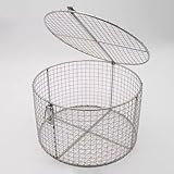 Photo Gallery cestello sterilizzante for strumenti chirurgici, vassoio sterilizzante con cestello in rete, cestello sterilizzante rotondo con coperchio, con serratura, resistente alle alte temperature(20x20cm/7.9x7 Photo Gallery cestello sterilizzante for strumenti chirurgici, vassoio sterilizzante con cestello in rete, cestello sterilizzante rotondo con coperchio, con serratura, resistente alle alte temperature(20x20cm/7.9x7