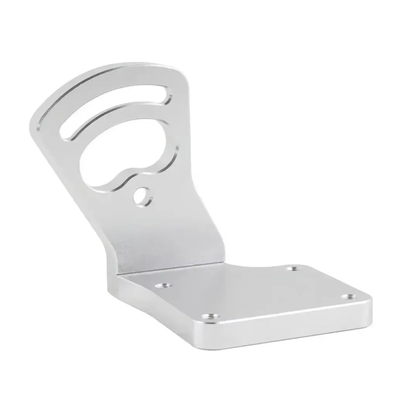 RC Car Accessories for Traxxas for E-Revo for Revo 2.5/3.3 Brushless Conversion Motor Holder Motor Mount Bracket for Seat RC Car Upgrade Accessories Replacement(Silver)