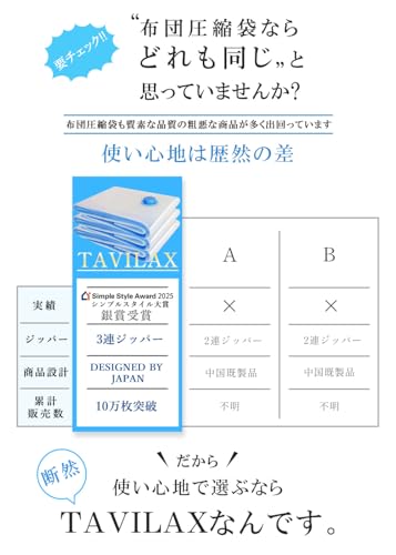 TAVILAX 布団圧縮袋 TAV-F の商品画像 7