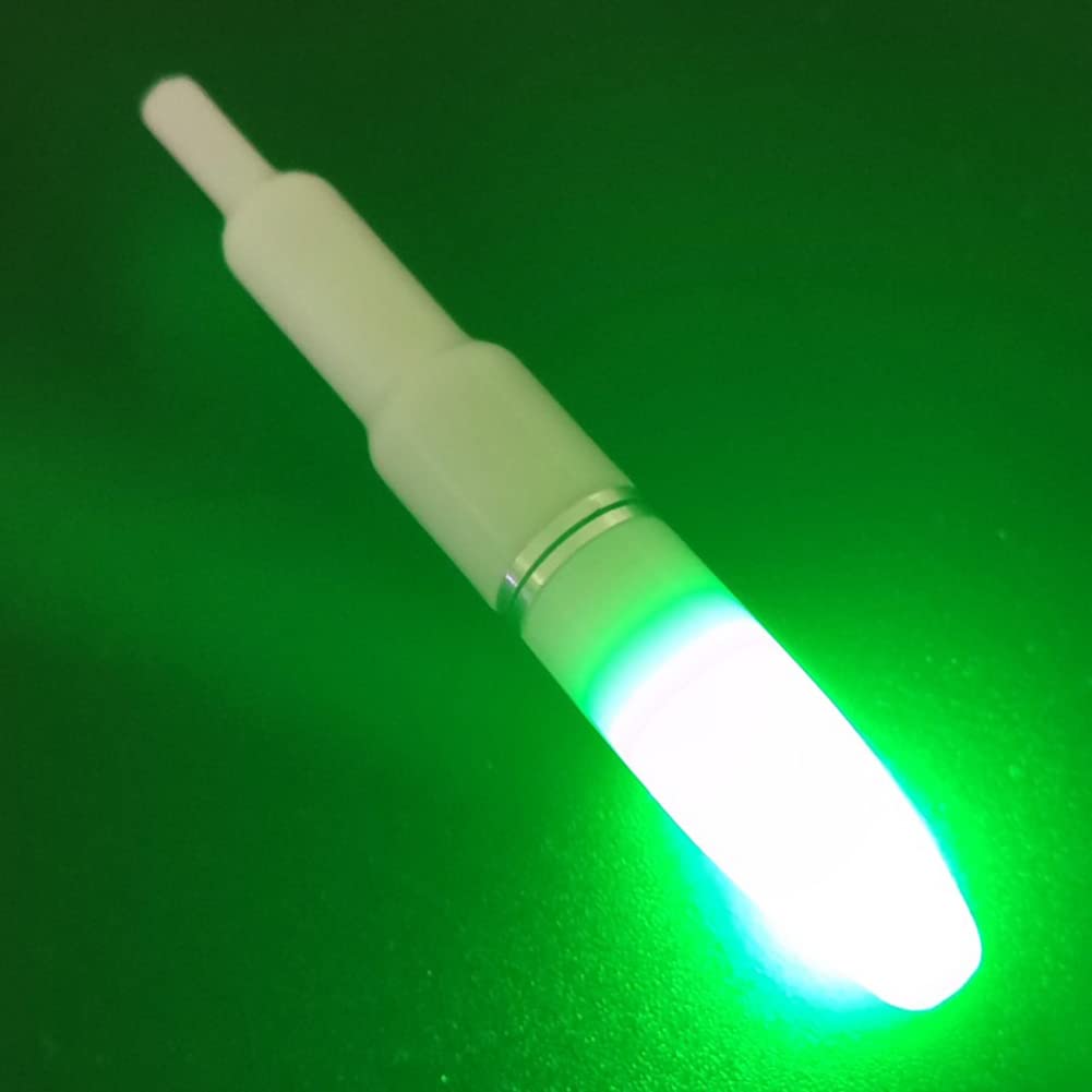 SPORTARC LED Night Fishing Light (Battery Not Included), LED Glow Night Fishing Light Rod Tip Clip Fishing Lightstick Bite Alarm