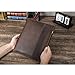 Contacts Full Grain Leather Portfolio for Men Conference Folder Legal Pad Padfolio Notepad Professional Organizer Fit 12.9