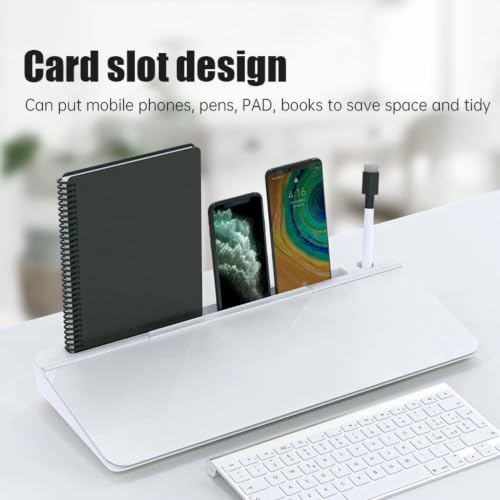 Image of Primechoice Tabletop Smart Desk Buddy Desktop Whitebord Easel for Home Office, Studdy and Home School Teacher Supplies Grey