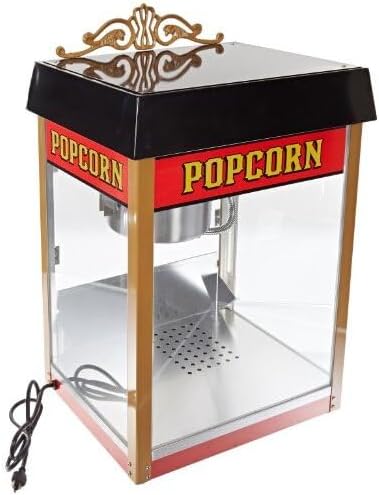Benchmark 11080 Street Vendor Máquina de palomitas de maíz 120 V 1430 W 12 A 8 oz Popper