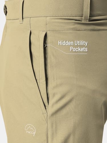 Image of Reccy Men's Trekking Hiking Camping Regular Fit Nomadic Lite Pants - Ultralight, Water Resistant, Highly Breathable