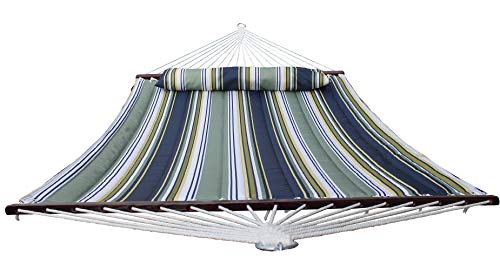 HENG FENG Hammock Quilted Fabric with Detachable Pillow and Double Size Spreader Bar