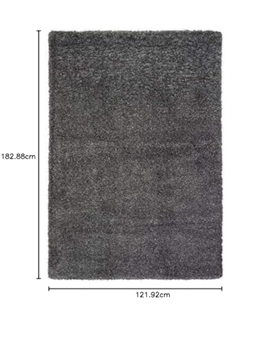 Image of Handwoven Microfibre 3D Rug for Living Room (Dark Beige, 4 X 6 Feet, Microfibre)
