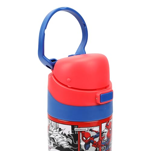 Image of Spider-Man Comic Panels 24 Oz Stainless Steel Water Bottle