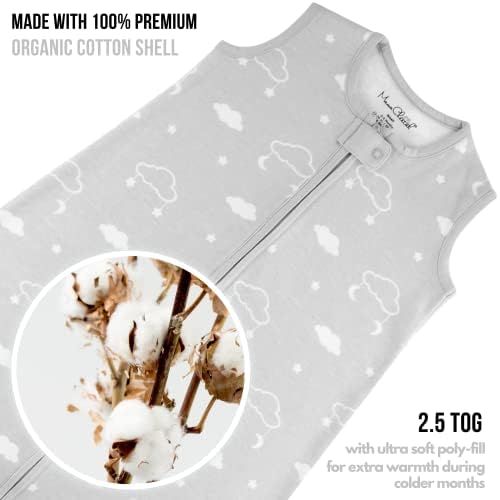 Mama Cheetah Baby Sleep Sack 2.5 TOG, Winter Baby Sleeping Bag with 2-Way Zipper - Image 2