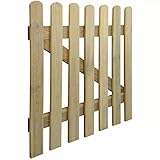 Amplia aplicación: esta puerta de jardín rústico será un punto de entrada perfecto y decorativo para tu valla.