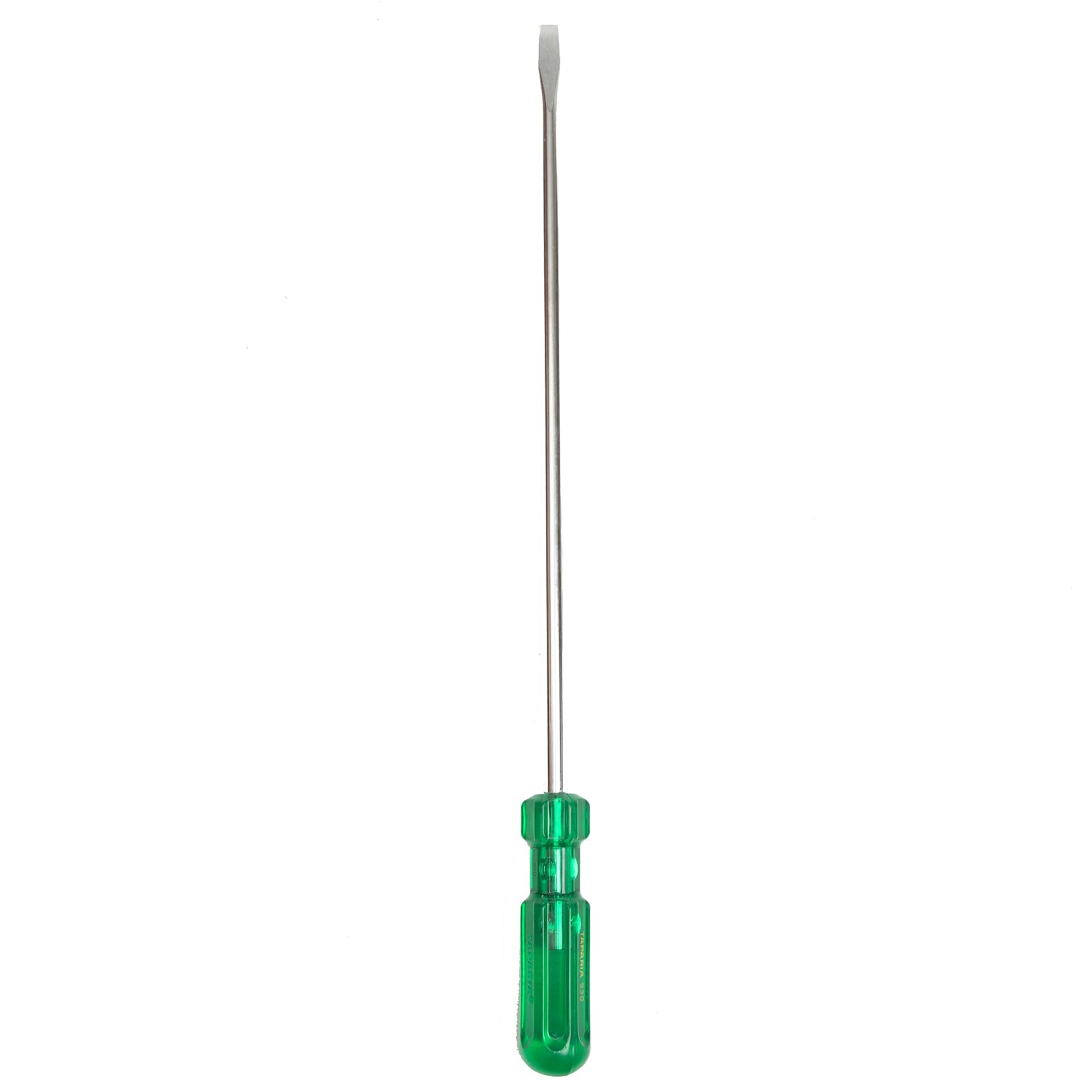 Taparia 930 Steel (10.0 x 1.5mm) Flat Tip Screw Driver (Green and Silver)