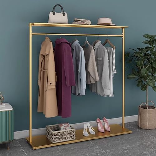 Portant à vêtements grande capacité avec double étagère basse - 4