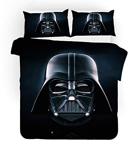 SSIN - Juego de ropa de cama infantil de Star Wars: funda...