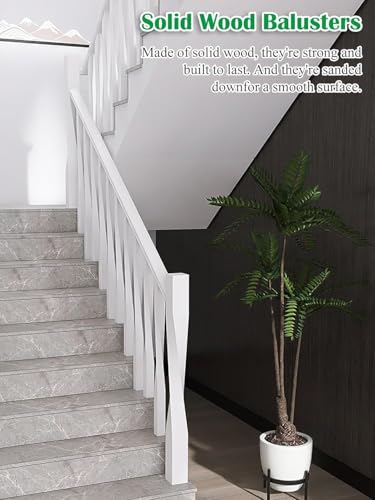 Barreaux d'escalier en bois pour réparer une rampe abîmée - 3