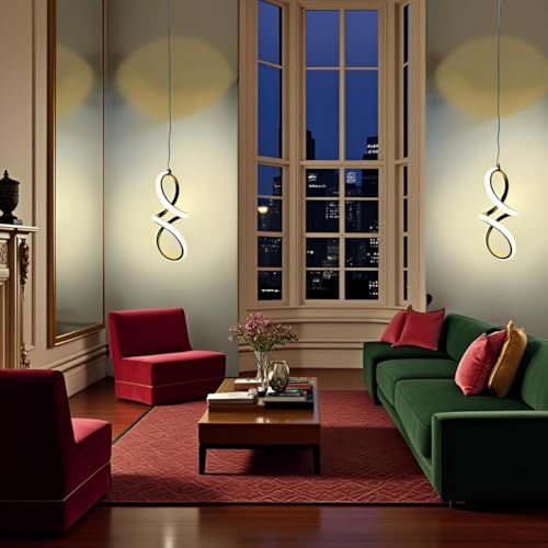 Image of Hanging Lights for Living Room, Pendant Lights for Kitchen Island, Hanging Lights for Home Decoration and Modern Lamps for Hotels and Cafe (Warm, Natural, Cool White) (Pack of 1) (HL70)