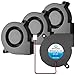 Produktbild WINSINN 5015 Lüfter 12 V, 3D-Drucker 12 Volt Lüfter Gebläseturbine Turbo-Hydrauliklager, bürstenlose Kühlung 50 mm x 15 mm 2PIN (4er Pack)