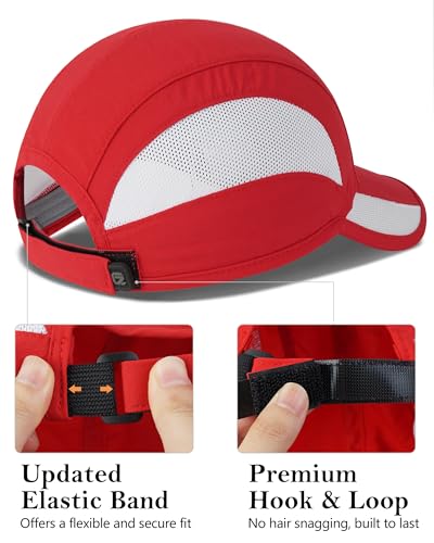 Image of GADIEMKENSD Quick Dry Run Hat Cooling Breathable Mesh