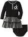 Calvin Klein Baby-Girls Infant Long-Sleeve Ruffled Dress