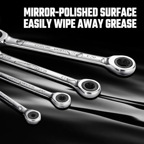 DURATECH Ratcheting E-Torx Wrench Set