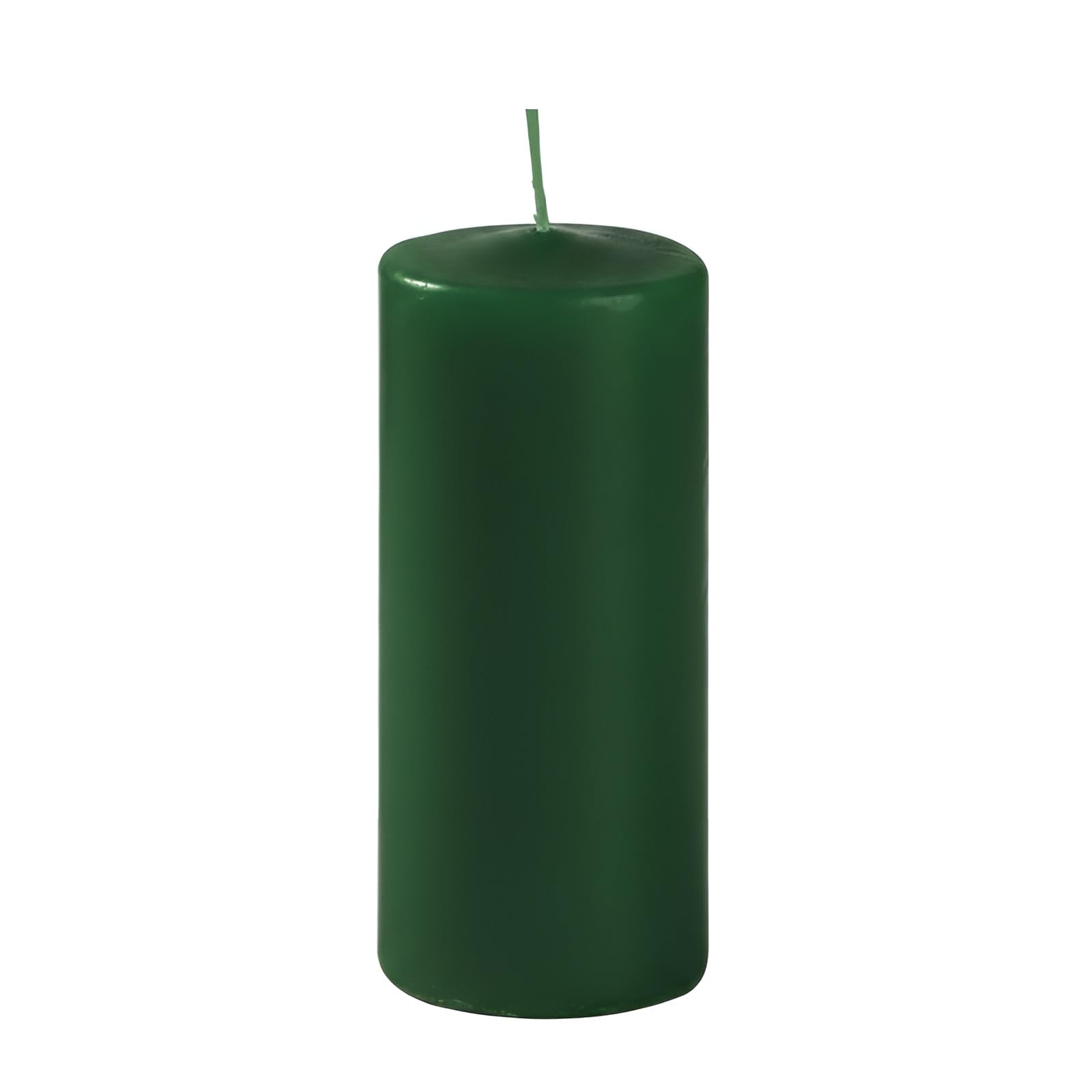 Risthò 9 x Dark Green Wax Candles, Diameter 5 cm, Height 12 cm