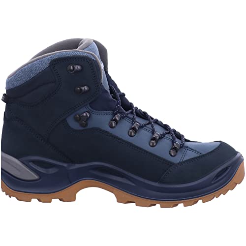 LOWA Damen Renegade Warm GTX Mid Schuhe, Navy-eisblau, UK 5.5