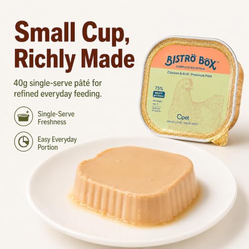 Image of OPET Wet Cat Food Pate, Grain Free Wet Pate for All Life Stages, Balanced Recipe Cat Can Food for Sensitive Stomach, High Moisture Pate cat Food Wet, Mixed 6 Flavor 1.41 oz Pack of 6