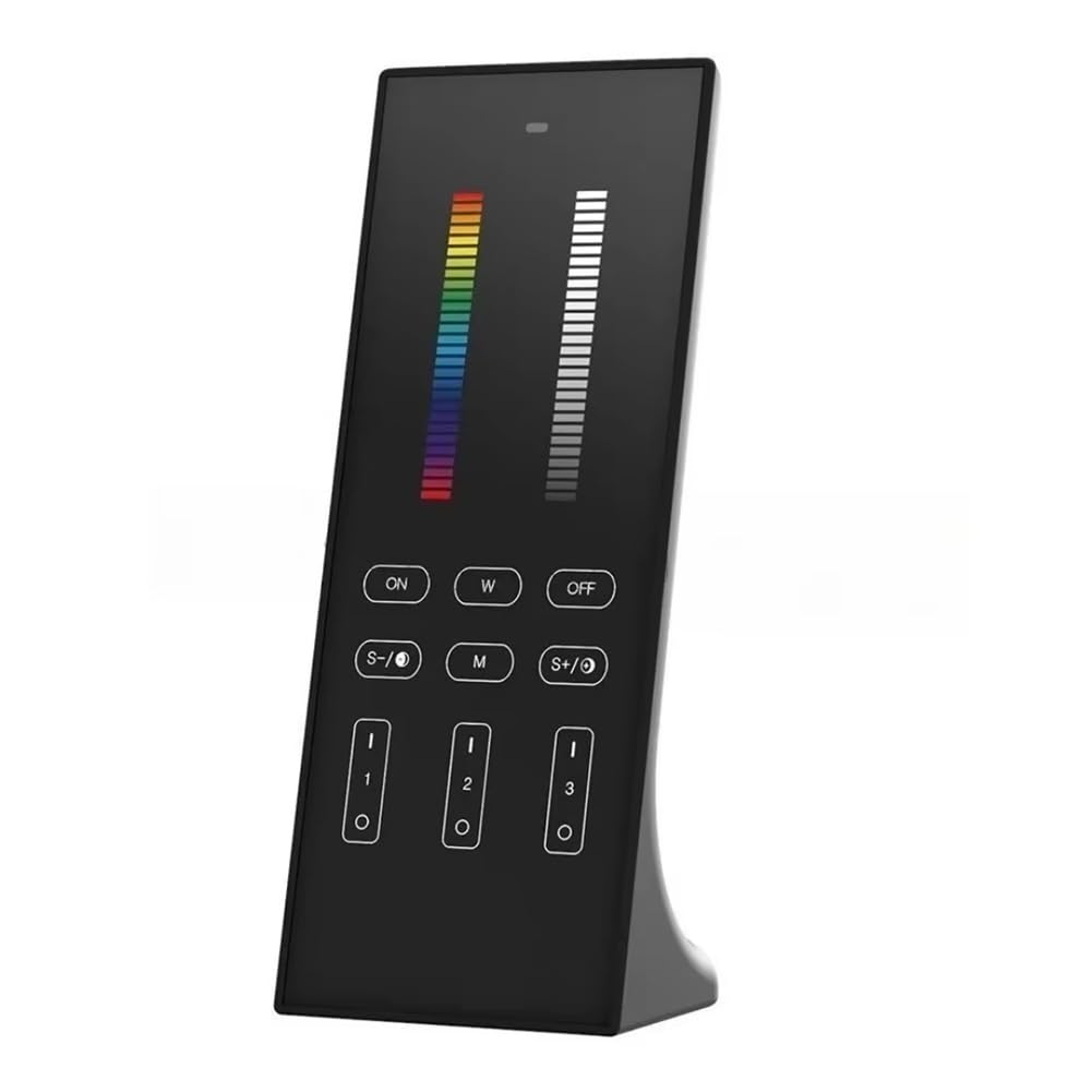 Jnchdghwa Black Temperaturen Dimmer Brightness Cct Rgb+Cct 2.4G Vertical Remote Controller For Led Strip Light